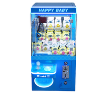 Mini Arcade Table Top Doll Machine Joystick-Poussoir à pièces contrôlé avec griffes petits jeux de griffes à vendre
