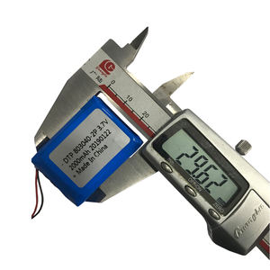 Li Ion battery 3.7 V 2000 mah DTP803040 <span class=keywords><strong>2</strong></span> P1S for GPS tracking device - Product Image 4