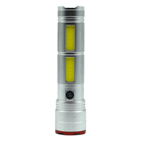 Lampe torche de camping extérieure ultra-résistante à haute intensité, étanche, longue autonomie, design en alliage d'aluminium, portable