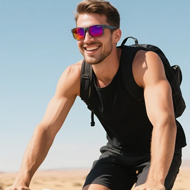 Readsun Sports Sunglasses for Men & Women, Polarized UV400 Protection, Lightweight TR90 Frame for Running Cycling Outdoor