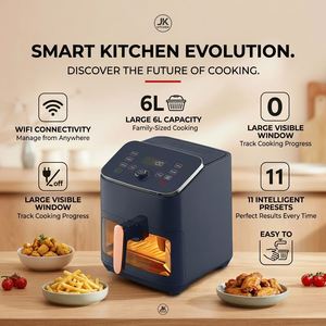 Friteuse à air intelligente Wi-Fi 6L avec fenêtre de visualisation numérique, 11 préréglages, cuisson saine sans huile, pour la cuisine - Product Image 6