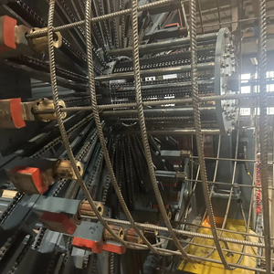 Machine de fabrication de cages en acier pour pieux de drainage en béton automatique de qualité fiable - Product Image 1