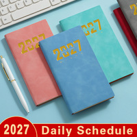 GF Neue Trends A6 Pocket 2027 Englischer Wochenplaner Tragbarer 365-Tage Tagesplaner Notizbuch Mini Pocket Tagesplan-Journal