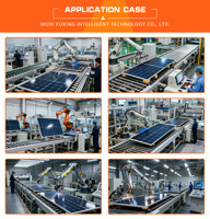 Testeur EL de module PV en ligne OEM ODM, cycle <16s, 4 caméras, pour bifacial/demi-cellule/MBB