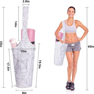 Free sample Custom Your Brand Stylish Waterproof Tote Duffle Bag Women Nylon Fitness Gym Duffel Bag <b>Shoes</b> And Yoga Mat <b>Holder</b> - Product Image 2