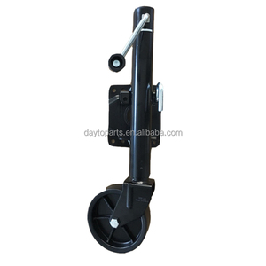 Cric à double <span class=keywords><strong>roue</strong></span> en acier robuste, capacité de 2000 lb, charge utile maximale de 12 000 lb, cric à <span class=keywords><strong>manivelle</strong></span> pour caravane, pièces et accessoires de remorque - Product Image 4