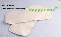 Insert de couche en chanvre Elinfant à 3 couches, réutilisable, ultra-doux, insert de couche pour bébé 35x15cm pour couches lavables et housses