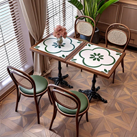 Ensemble de restaurant moderne en bois massif, chaises de salle à manger en mousse haute densité - Mobilier commercial durable pour hôtels, cafés, bars