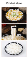 Nouilles Udon Konjac riches en fibres, faibles en calories, sans gluten, nouilles Shirataki, alternative minceur aux repas