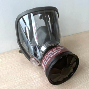 Respirador de cartucho de filtro doble de máscara de gas de cara completa antigas reutilizable industrial para pintar usando - Product Image 4