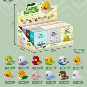 NUEVO Juguete Educativo de Bloques de Construcción Micro para Perros y Gatos, Mini Figuras de Plástico para Armar, Modelo de Juguete del Equipo Want Want Dog, ¡Gran Venta! - Product Image 3