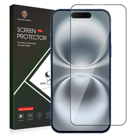 Protection d'écran incassable pour téléphones mobiles Samsung et iPhone 17, 16, 14, 15, 13, 12, 11, 10, XR, Pro Max – Verre trempé HD 9H 6D 2.5D