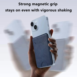 Portefeuille magnétique avec support pour cartes N54, en cuir PU magnétique, multi-emplacements, pliable, logo personnalisé pour iPhone série 18 - Product Image 2