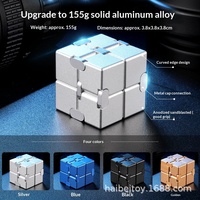 Cubo Mágico Ilimitado al por Mayor, Gadget Educativo Versátil para Aliviar el Estrés, Juguete Antiestrés para Adultos, Modelo de Aleación Estilo Flip
