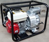 Pompe à eaux usées électrique 6,5 CV 80 mm (3 pouces) avec moteur GX200/GP200, débit 50 m³/h, hauteur de refoulement 22 m, auto-amorçante