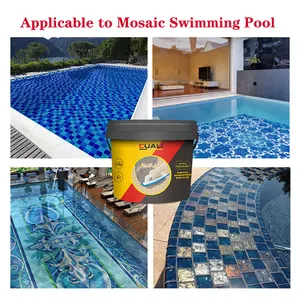 Impermeável piscina mosaico vedação conjunta telha cerâmica rete epóxi telhas selante