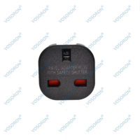 Adaptateur de prise UK vers EU 240V, convertisseur de prise de voyage Euro, chargeur mural AC, adaptateur de prise britannique, prises électriques