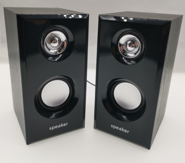 OEM Custom Promotional Cheap Sound System Wooden Speaker USB 2.0 Portable Home Theater for Mobile Phone Computer Laptop Tablet