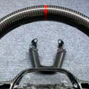 จัดส่งรวดเร็วสำหรับ Honda Acura Integra 11TH Gen <span class=keywords><strong>Civic</strong></span> 22 +(FL5) พวงมาลัยรถยนต์คาร์บอนไฟเบอร์12th - Product Image 4