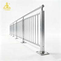 Clôture en aluminium extrudé soudé sur mesure pour réservoir de clarification des eaux usées, revêtement poudré, anti-rouille, garde-corps de sécurité, directement de l'usine