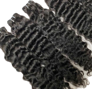 ผมเวียดนามแท้แบบดิบ  ลอนลึก  แบบเป็นมัด  100% ผมมนุษย์บริสุทธิ์  ไม่ผ่านการแปรรูป  ต่อผมแบบเย็บสองชั้นด้วยเครื่องจักร  ขายส่ง  สีธรรมชาติ - Product Image 1