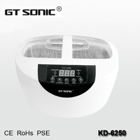 Alat Pembersih Ultrasonik Elektrik Gigi Rumah Tangga Portabel Digital Mini Stainless Steel Pod Perhiasan Pembersih Bagian Gigi