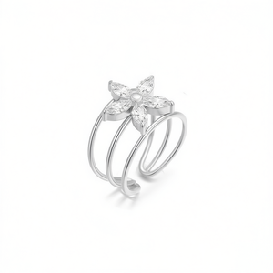 Bague de mode DEL Zirconia A0223 pour femmes, bijoux de haute qualité - Product Image 3