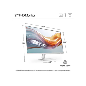 Moniteur de jeu <span class=keywords><strong>HP</strong></span> 27 pouces <span class=keywords><strong>E27</strong></span> G5 FHD IPS HDR HDMI réglable en hauteur - Product Image 6