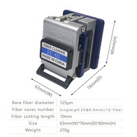 Kit d'Outils Testeur de Câble à Source Laser Lumière Rouge Localisateur Visuel de Défauts pour Câble Fibre Optique FTTH et Mesureur de Puissance Optique