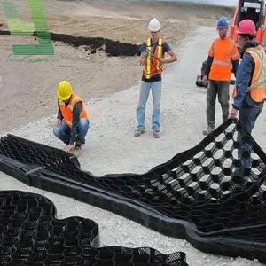 Preço do fabricante de geocélula de plástico HDPE grade de cascalho Geoell para construção de estradas