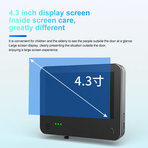 กล้องตาแมวอัจฉริยะ Tuya รุ่นใหม่ล่าสุด ขนาด 4.3 นิ้ว พร้อม WIFI มองเห็นในเวลากลางคืน ตรวจจับความเคลื่อนไหวของมนุษย์ บันทึกภาพและวิดีโอ - Product Image 5