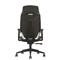Chaise de bureau exécutive ergonomique pivotante en nylon de luxe contemporain, siège réglable en hauteur, pour bureau à domicile, salon, hôtel