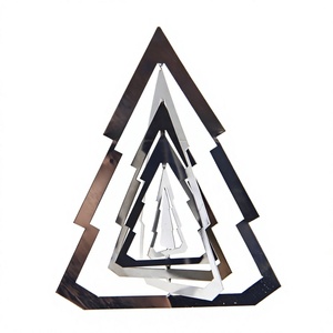 Adorno Colgante de Metal Moderno para Árbol, Decoración Navideña Decorativa Cortada con Láser - Product Image 1