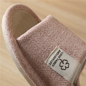Cotton and Linen Soft Soled <b>Slippers</b> Indoor Floor Non-slip Winter House <b>Slippers</b> - Product Image 4