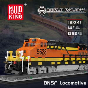 Mould King 12041 Locomotive italienne motorisée BNSF, modèle de train, blocs de construction, jouets, puzzle MOC, kits de briques pour enfants, cadeau d'anniversaire - Product Image 2