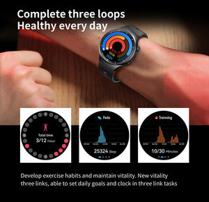Smartwatch <span class=keywords><strong>4</strong></span> <span class=keywords><strong>Pro</strong></span> per Uomo con Schermo HD, Tracker Fitness con Chiamate BT, Monitoraggio Frequenza Cardiaca, Funzioni Sportive, Sistema Operativo Android - Product Image 4