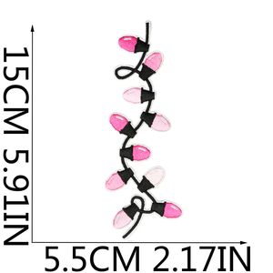 Patchs brodés <span class=keywords><strong>de</strong></span> dessins animés <span class=keywords><strong>de</strong></span> Noël, appliques <span class=keywords><strong>de</strong></span> Noël lavables sans couture pour vêtements, accessoires pour chapeaux - Product Image 3