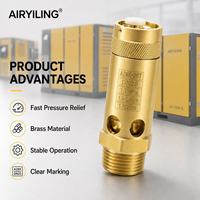 Soupape de sécurité à ressort à levée complète 1092035857 adaptée aux compresseurs d'air Atlas Copco GA22 avec une excellente performance d'étanchéité