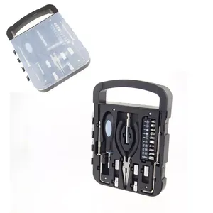 Chất Lượng Cao Xách Tay 22Pcs Sửa Chữa Hộp Công Cụ Với Hộp Nhựa Trong Suốt Tay Khác Công Cụ Thiết Lập - Product Image 4