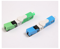 Conector Rápido de Fibra Óptica Reutilizable SC APC, Conector Frío para Terminación en Campo, Compatible con Redes FTTH FTTX ES250D, Ligero de 50 mm, 0.3dB