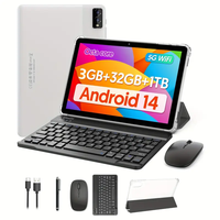 Tableta Android de 10.1 Pulgadas al Por Mayor de Fábrica 2025, Octa Core, 3G+32G, Wifi, PC Tablet Tab 10 Se con Android 14/15