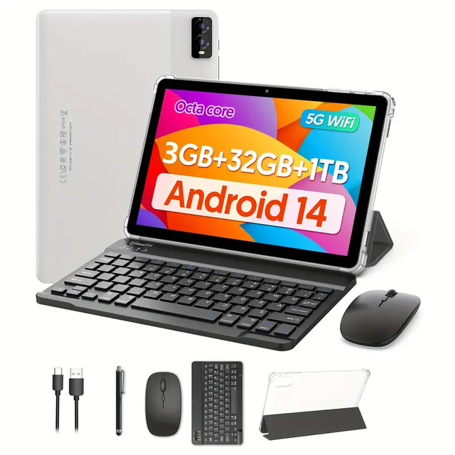 2025 Factory Wholesales Android Tablet 10.1 Inch Octa Core 3G+32G Wifi Tablet PC Tab 10 Se Tablet Android 14/15