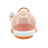 Cage de transport portable en plastique pour hamster, petit lit pour animaux de compagnie pour Golden Bear 17x16x17cm, vente en gros