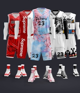 High Quality Wholesale Sublimation Team Basketball Jersey Set Wholesale Custom Men Basketball Uniform Basketball Jerseys - Product Image 1