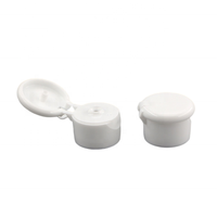 Bouchon à rabat de 24 mm en plastique blanc pour flacons cosmétiques, lotions et shampoings – Vente en gros
