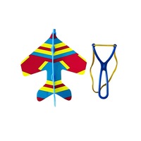Avion catapulte lumineux élastique en gros, planeur en mousse inertiel, jouets d'extérieur, structures