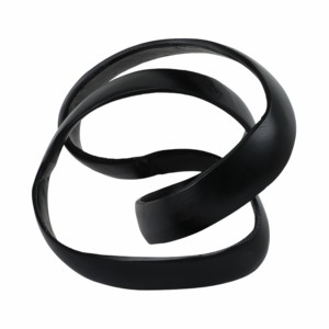 Scultura in Alluminio a Forma di Nodo, Ornamento Moderno per Bagno, Ufficio e Soggiorno - Product Image 6