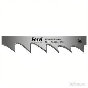 Lame de scie à ruban bimétallique Fervi pour la découpe des métaux 1/2 po x 0,035 po x 10 pi - Product Image 2