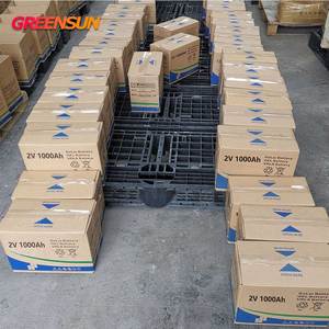 Bảo trì miễn phí 2V 200AH 300ah 500AH 600ah 800ah năng lượng mặt trời lưu trữ pin gel chì axit với giá nhà máy - Product Image 3