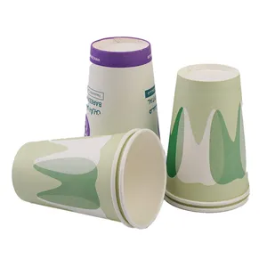 Factory Price 100% Disposable Single Wall Paper Cup Custom Printed Paper Cup Eco Friendly Hot Coffee Cup